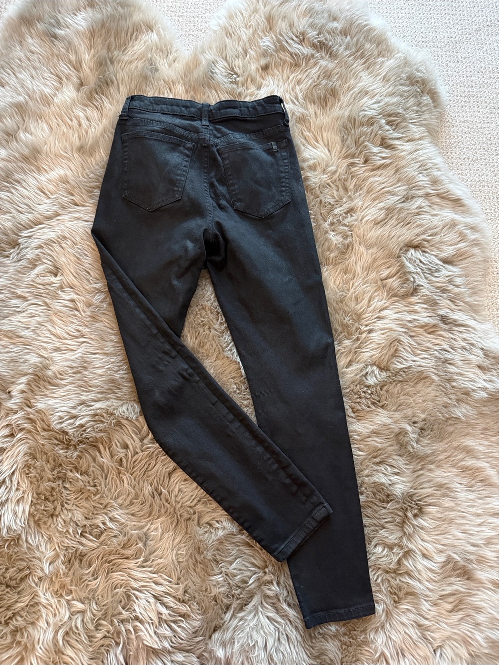 Joe's Jeans Black Skinny High-Rise Jeans - Picture 4 of 4